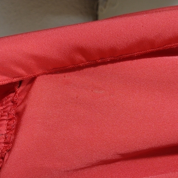 STRAPLESS leg split maxi dress corral Large - Picture 16 of 16